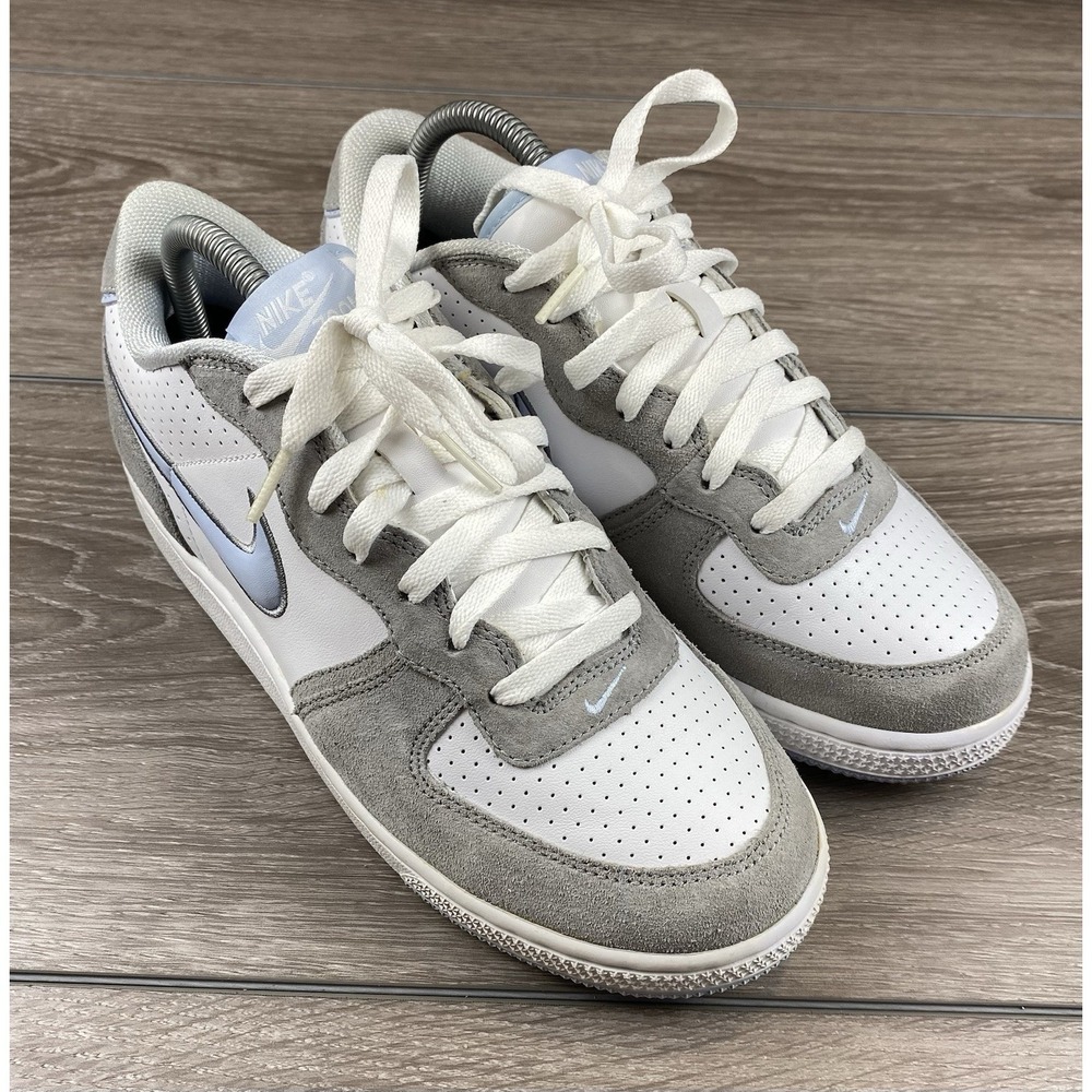 Nike Women's Terminator Low Liberte Sneakers White Grey Blue Size 8.5